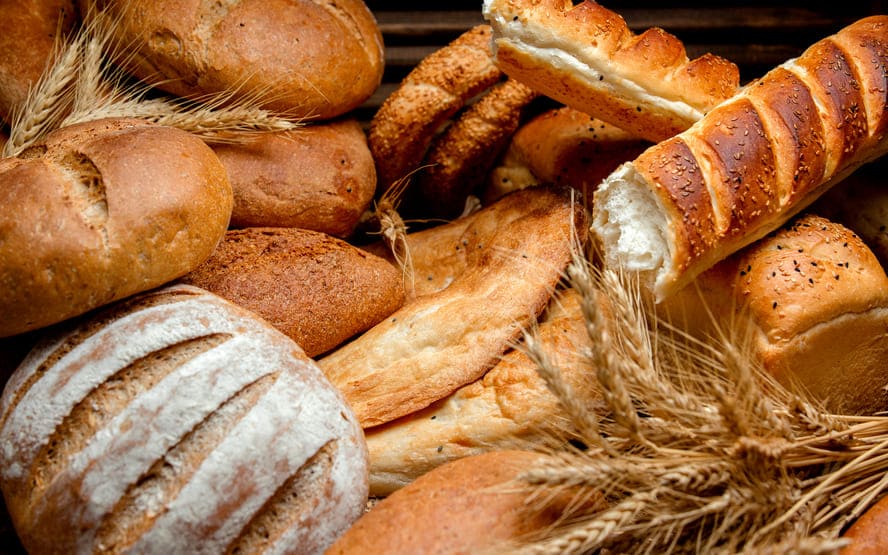 Alternativas saudaveis para o pao de trigo