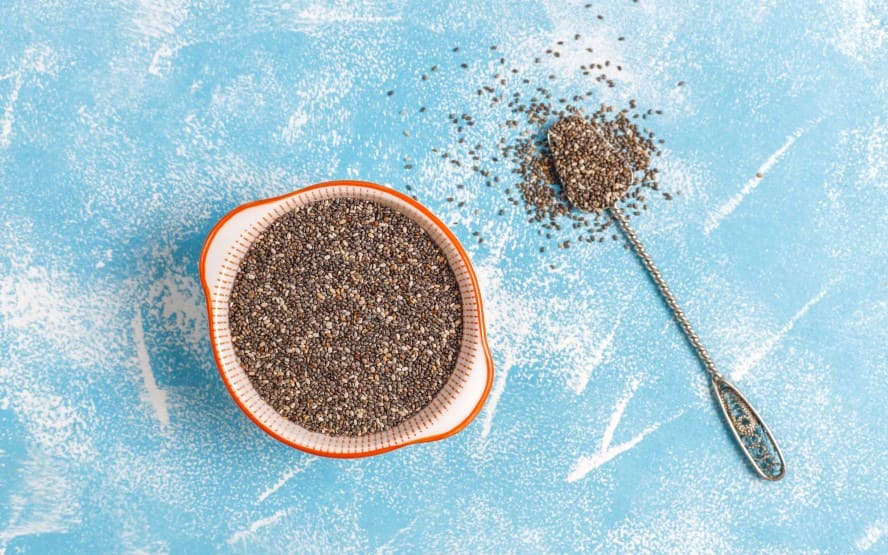 Sementes de chia e os beneficios para saude digestiva