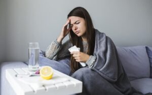 A gripe causa enxaquecas