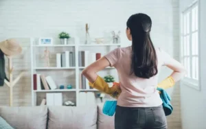 Como evitar dor nas costas ao fazer tarefas domésticas